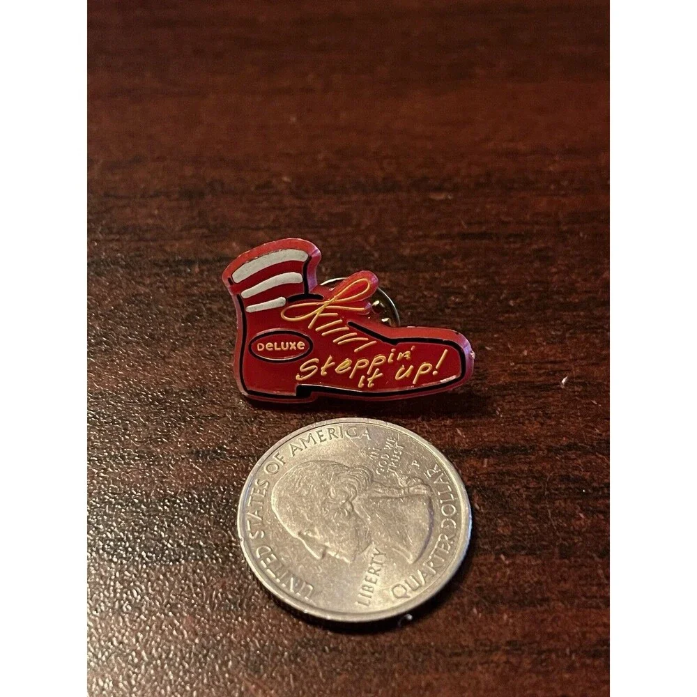 Vintage McDonald’s‎ Ronald McDonald Clown Shoe “Steppin’ It Up!” Plastic Pin